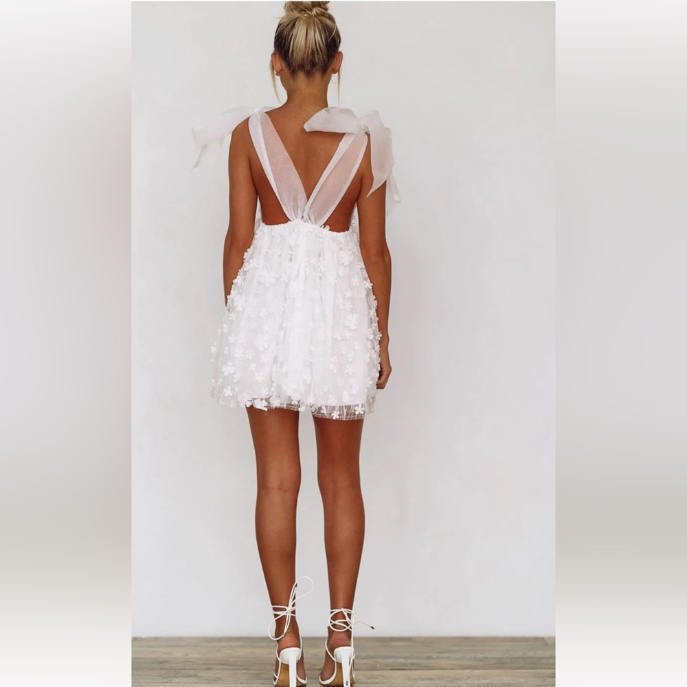 Baby Doll Style White Dress